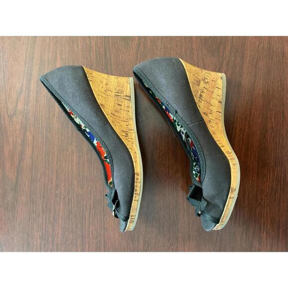 Dexflex comfort black open toe shoes size 7 - Picture 3 of 7